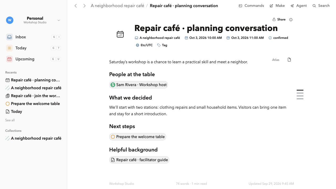 Connect the context